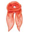 PR740 Premier 'Colours' Chiffon Scarf Orange colour image